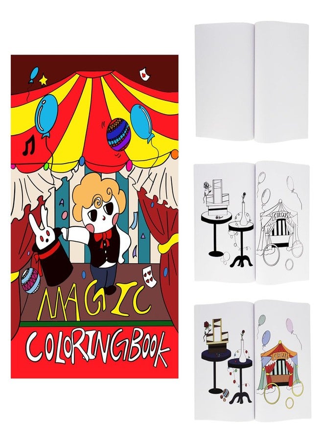 Mipartebo Magic Coloring Book, Magic Trick Prop Book, Professional Magic Show Performance Prop (Medium) - Image 1
